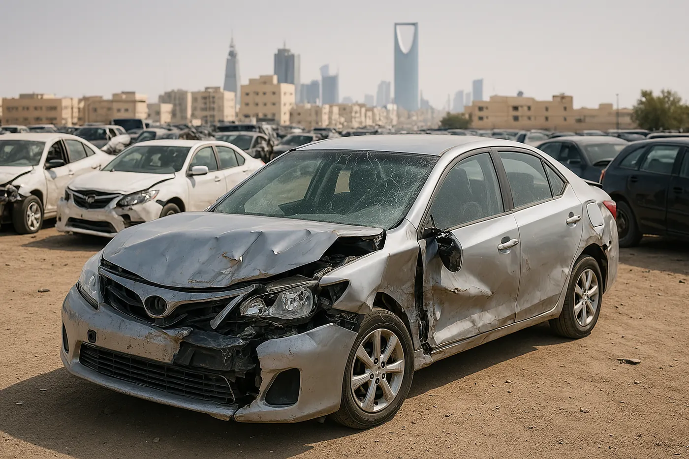شراء سيارات مصدومة من الأمام في السعودية - أفضل الأسعار